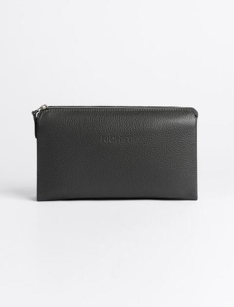 Мужская кожаная сумка Richet 1338LN 331 Черный