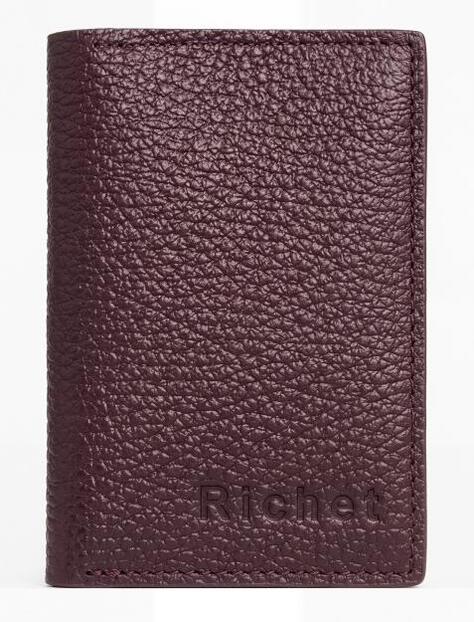 Визитница Richet Ri-143V 739 Бордовый