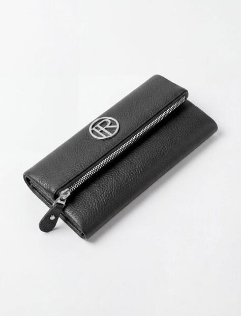 Кошелек кожаный от Richet Ri-060PU 889 Черный